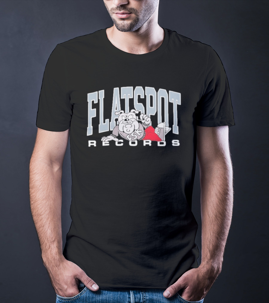 Flatspot Records FSK Embroidered Chill Dog T-Shirt