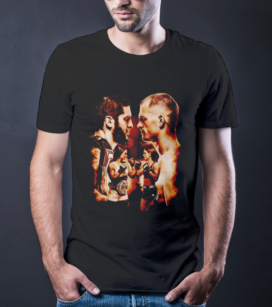 UFC 330 Matchup Islam Makhachev Vs Alexander Volkanovski Face Off T-Shirt