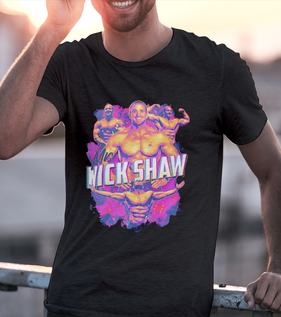 Mr Nick Shaw Bodybuilding Motivation Fitness Enthusiast Hype T-Shirt