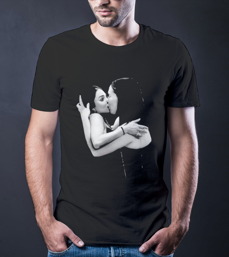 Nikita Rawal Viral Kiss Romantic Embrace T-Shirt
