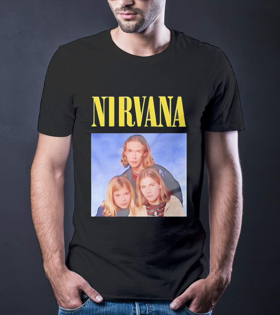 Nirvana Hanson Trio Blue Cloud Bootleg T-Shirt