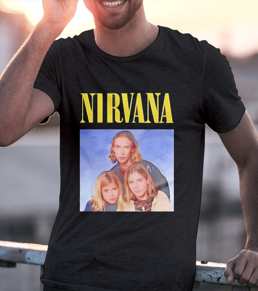 Nirvana Hanson Trio Blue Cloud Bootleg T-Shirt