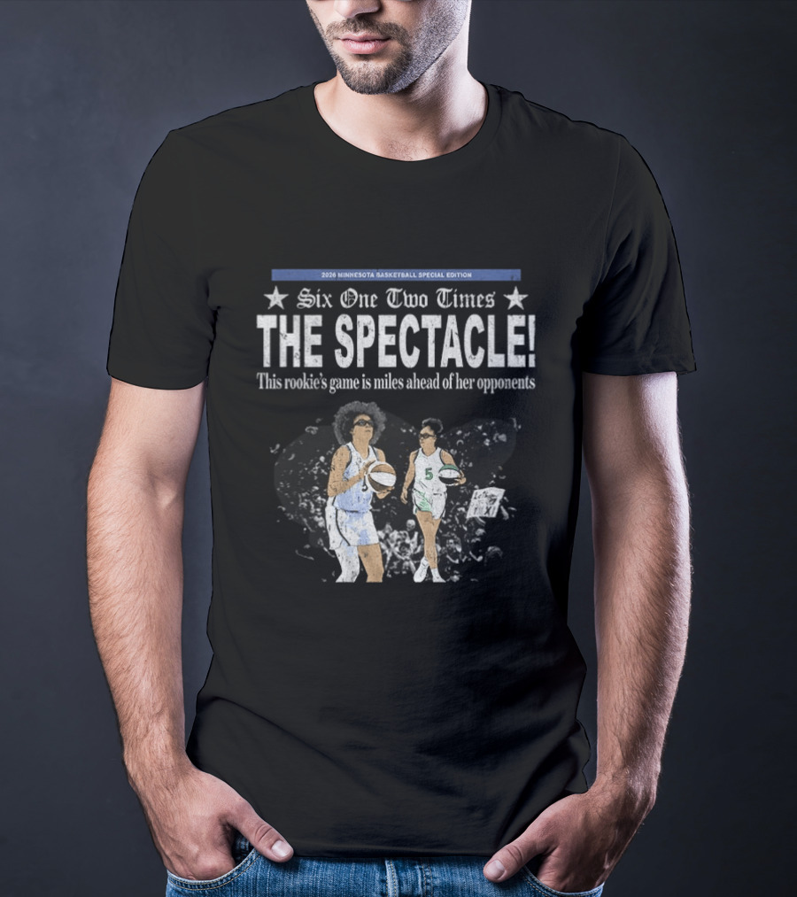 Six One Two Times 2026 Minnesota Basketball Special Edition The Spectacle Rookie's Game Miles Ahead T-Shirt