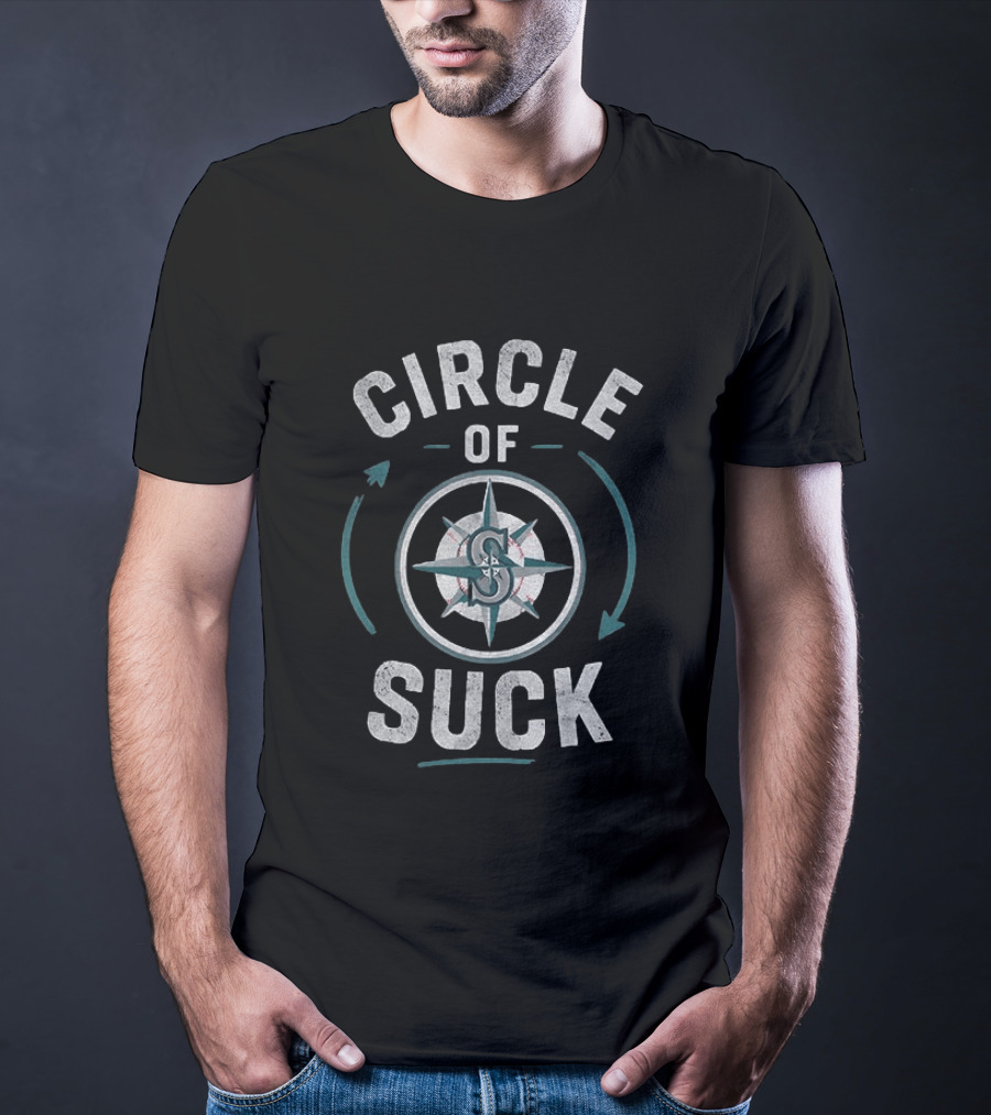 Circle Of Suck Seattle Mariners T-Shirt