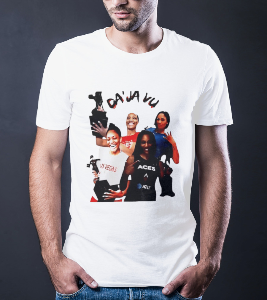 Aja Wilson DA'JA Vu Las Vegas Aces 4X MVP WNBA Legend T-Shirt