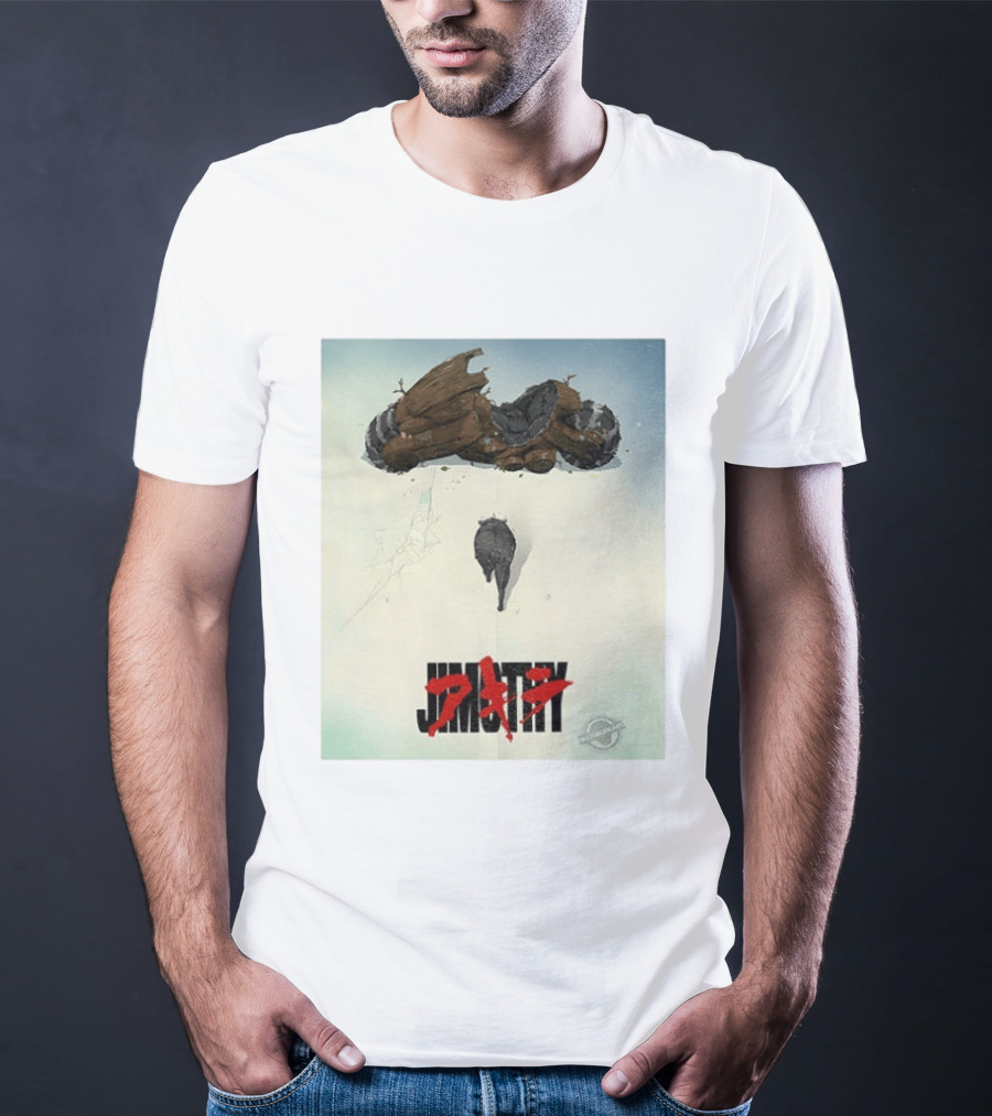 Jimothy Akira Kaneda Bike Homage Neo Tokyo Anime T-Shirt