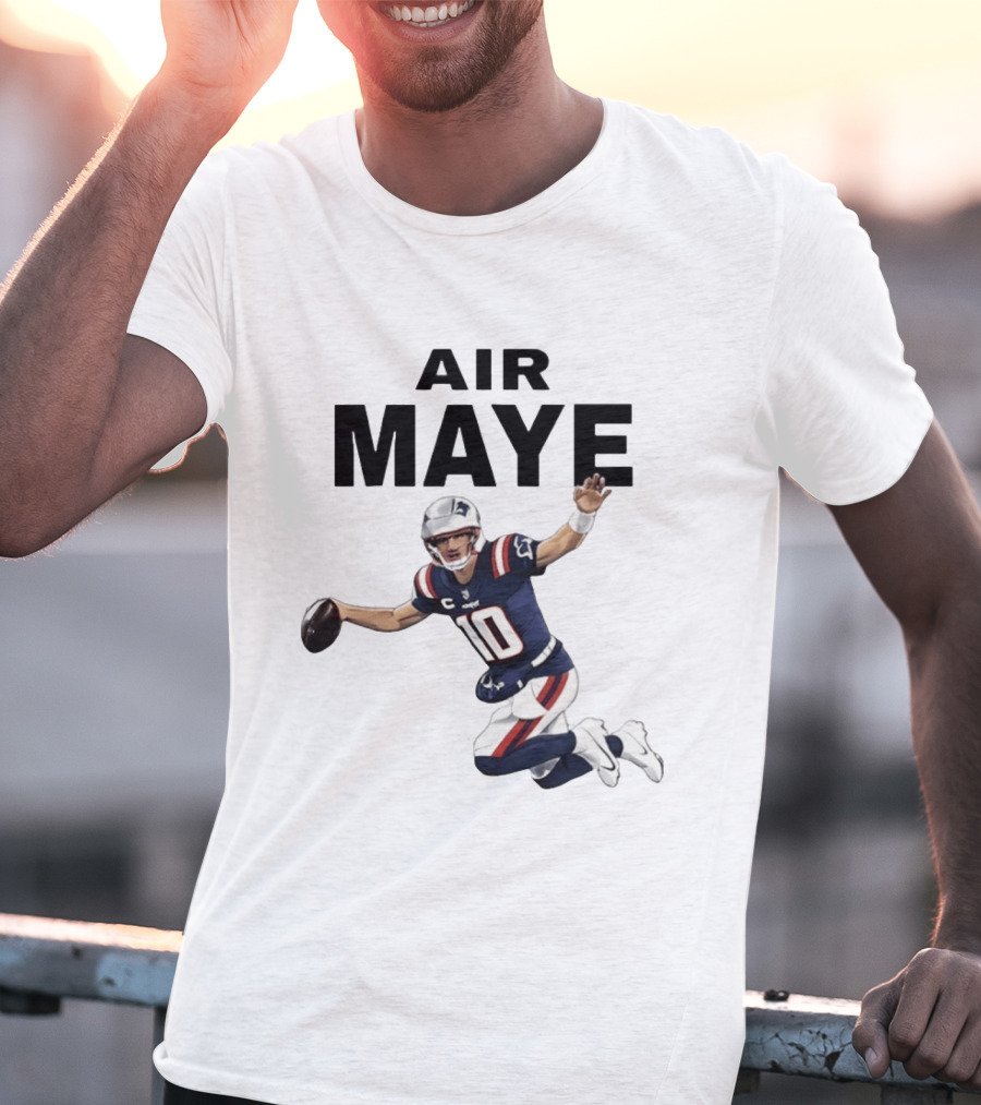 New England Football Air Maye Quarterback Number 10 T-Shirt