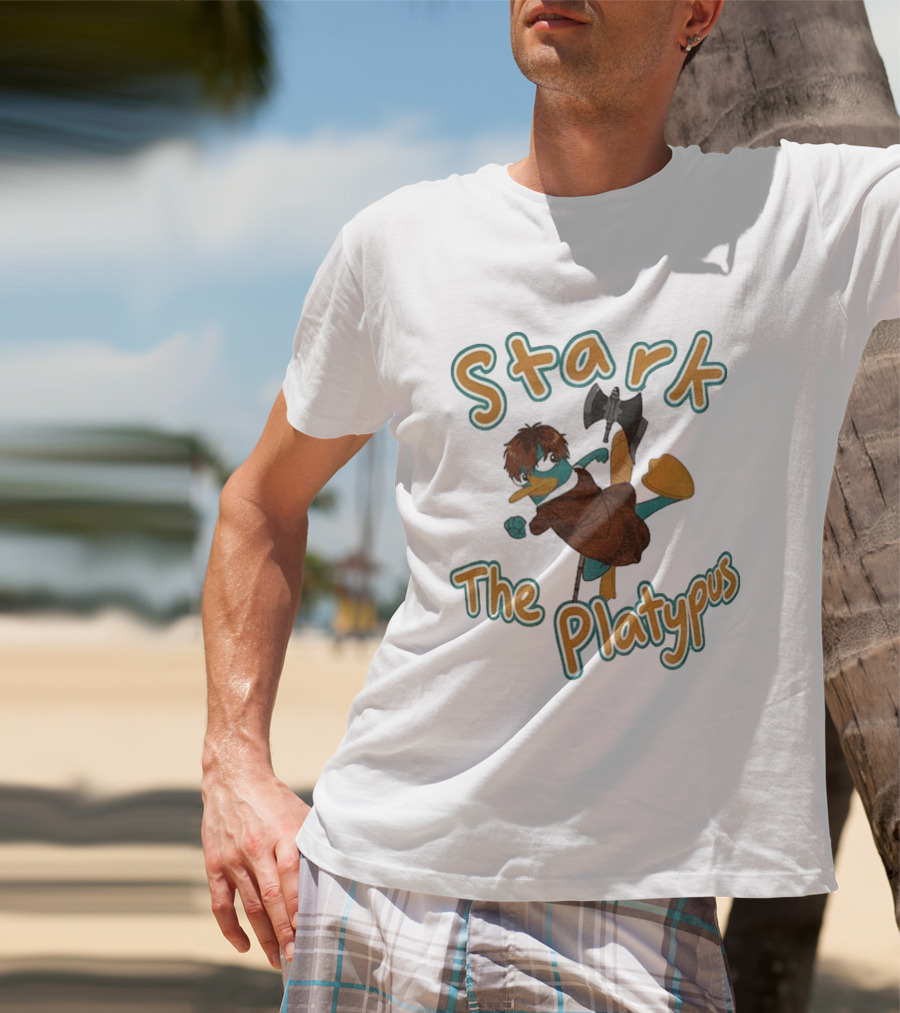 Stark Perry The Platypus Crossover Character Mashup T-Shirt