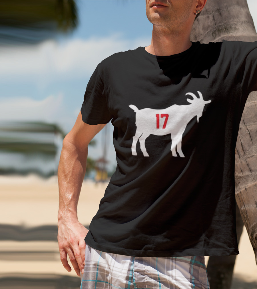 17 White Billy Goat T-Shirt
