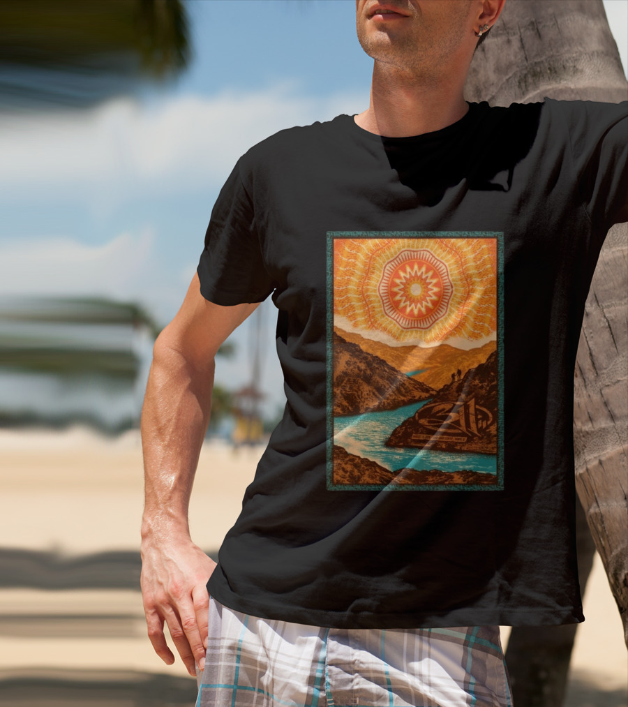 311 August 11 2026 Nampa ID Sunburst Mountain River Scene T-Shirt
