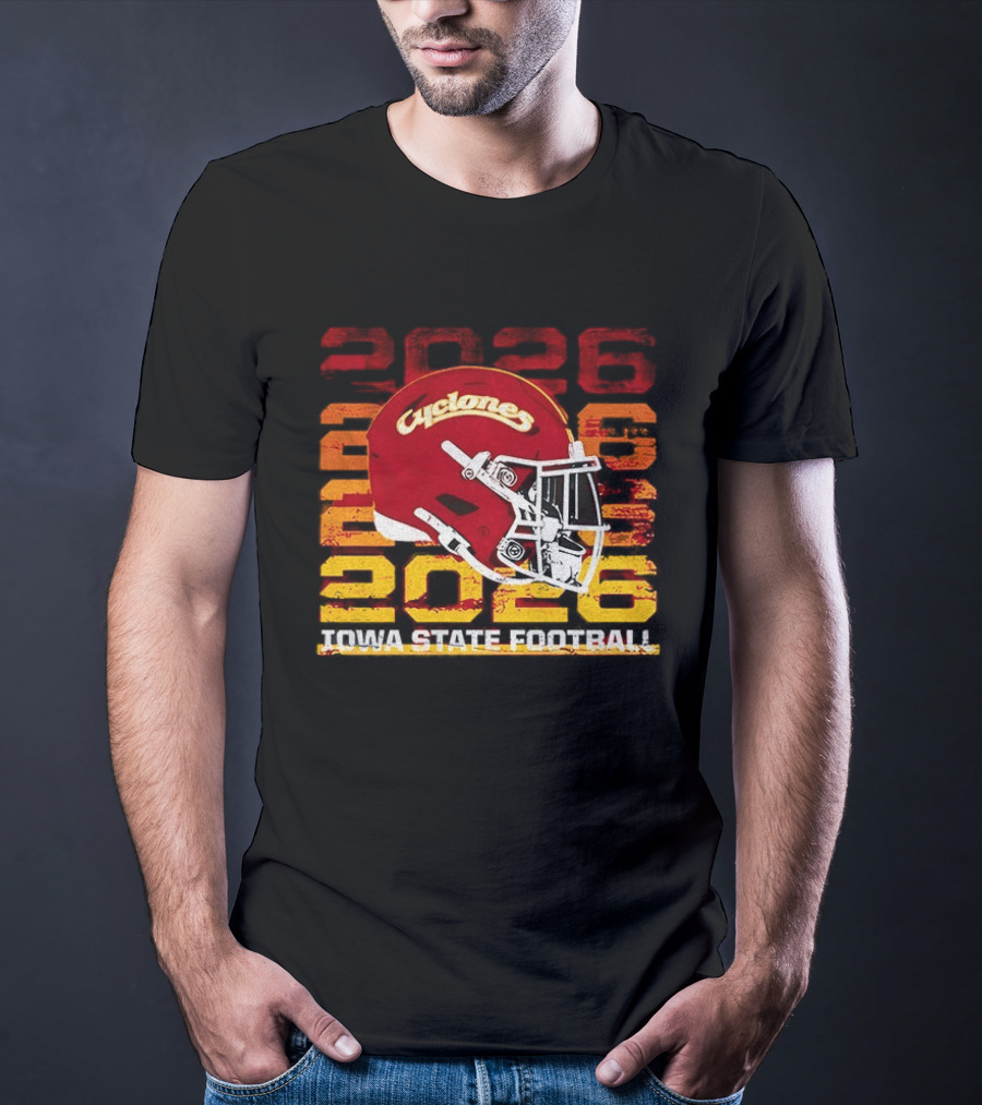 Cyclones Helmet 2026 Iowa State Football Gameday T-Shirt