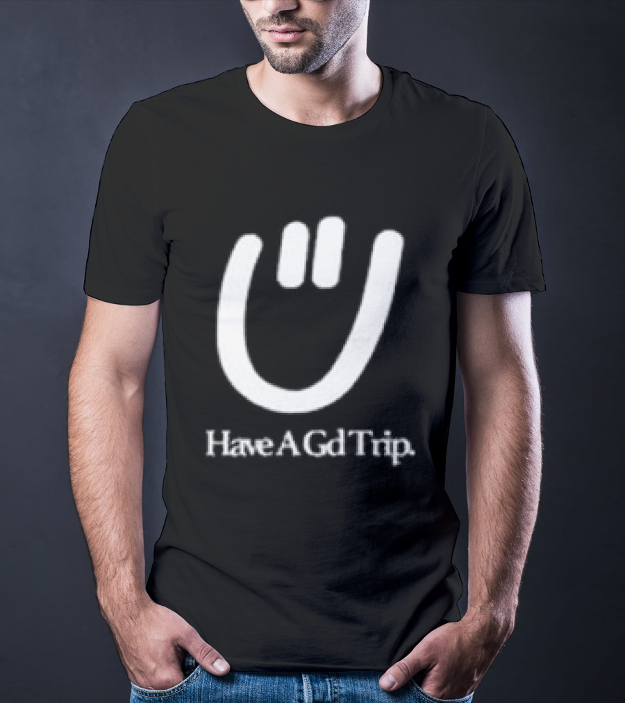 Have A Gd Trip Lemons Washed Smiley Face T-Shirt