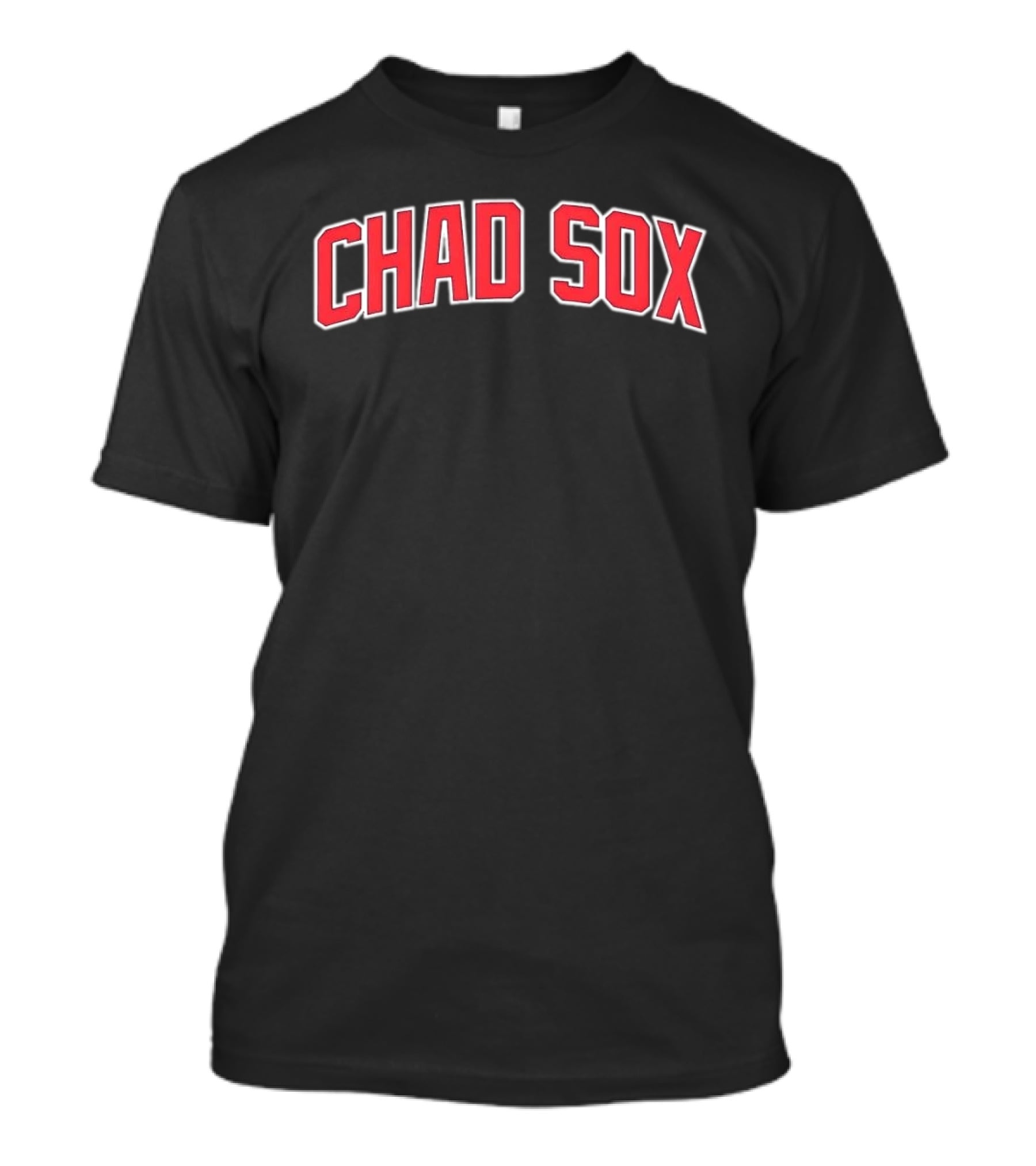 CHAD SOX Bold Red Lettering T-Shirt