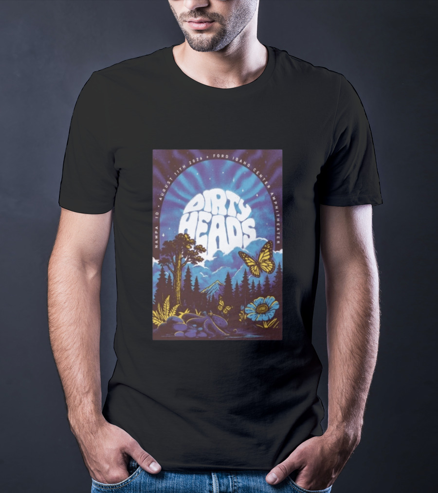Dirty Heads August 11 2026 Nampa ID Ford Idaho Center Amphitheater Tour T-Shirt