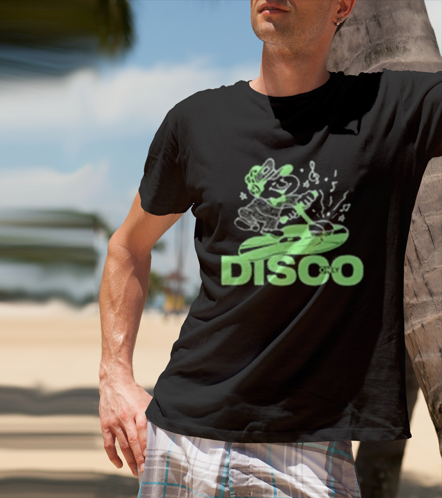 Disco Only Groove Maintenance Retro Character Dance Vibes T-Shirt