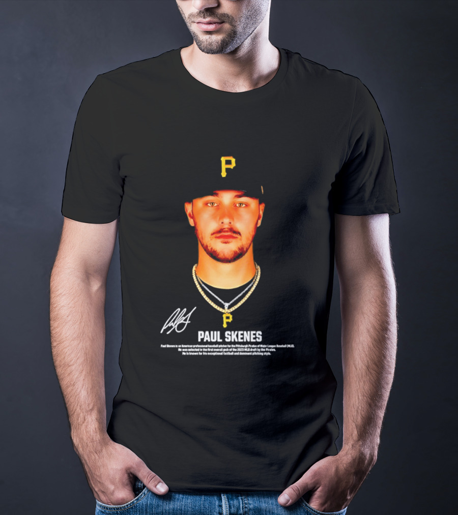 Paul Skenes Pittsburgh Pirates American Professional Baseball Player T-Shirt