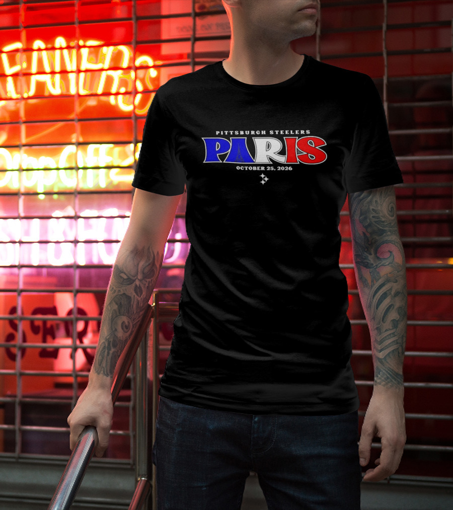 Pittsburgh Steelers Paris October 25 2026 T-Shirt