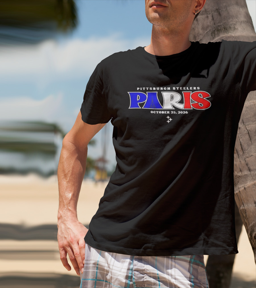 Pittsburgh Steelers Paris October 25 2026 T-Shirt