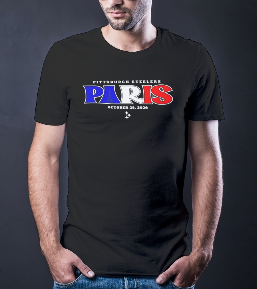 Pittsburgh Steelers Paris October 25 2026 T-Shirt