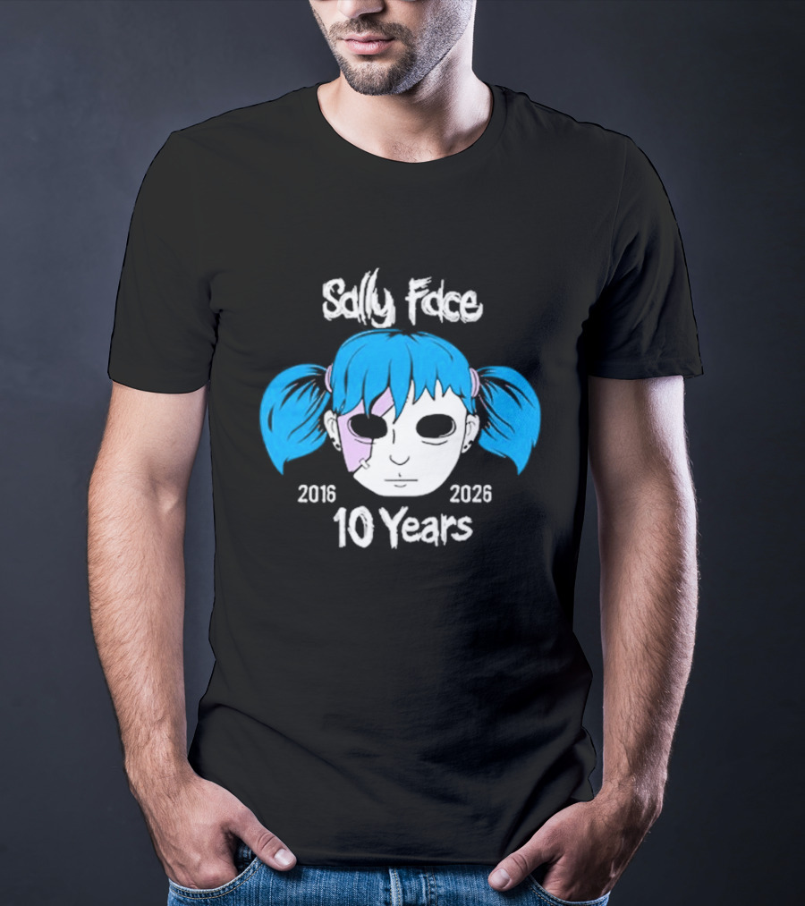 Sally Face 10 Years Anniversary 2016 2026 T-Shirt