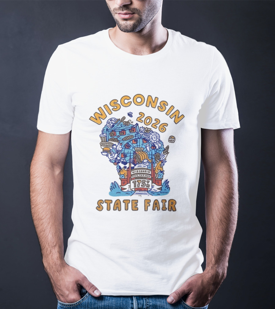 Wisconsin 2026 State Fair 175th Anniversary Celebration T-Shirt