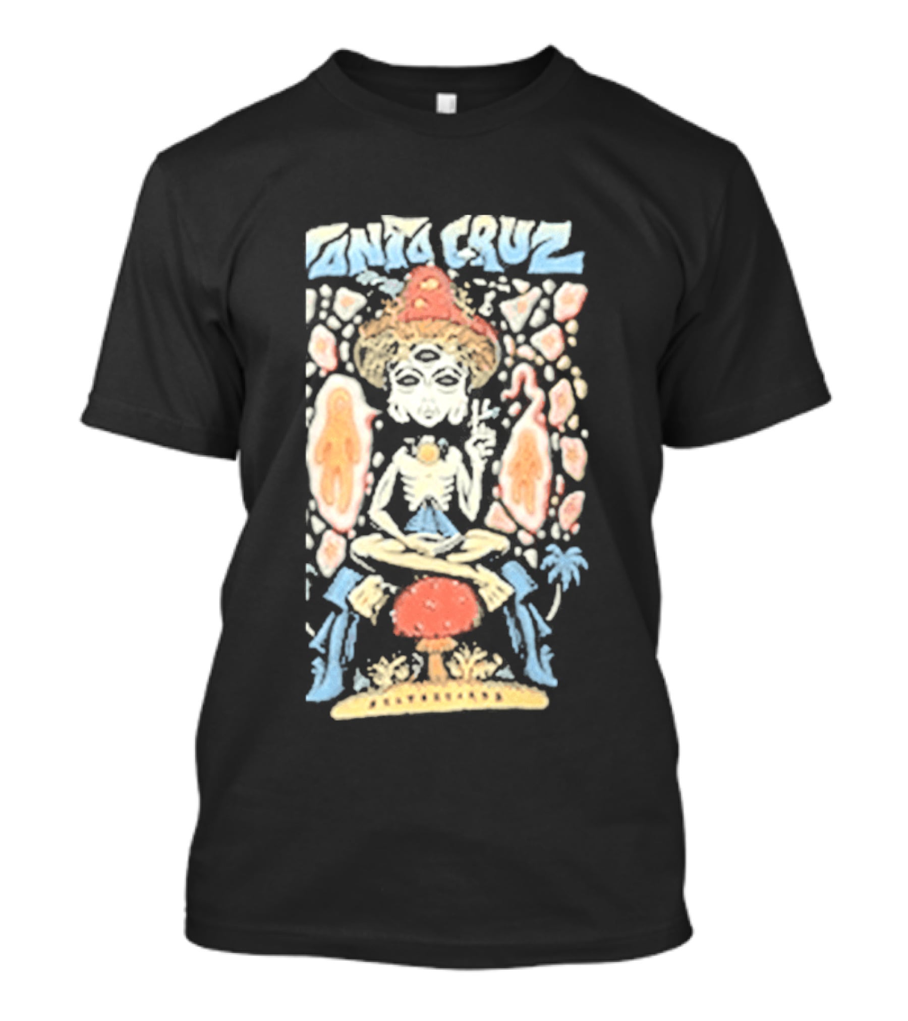 Boardertown Santa Cruz Winkowski Spaced Out Trippy 70s T-Shirt