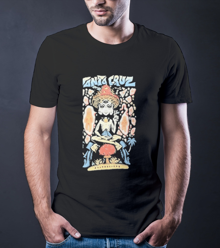 Boardertown Santa Cruz Winkowski Spaced Out Trippy 70s T-Shirt