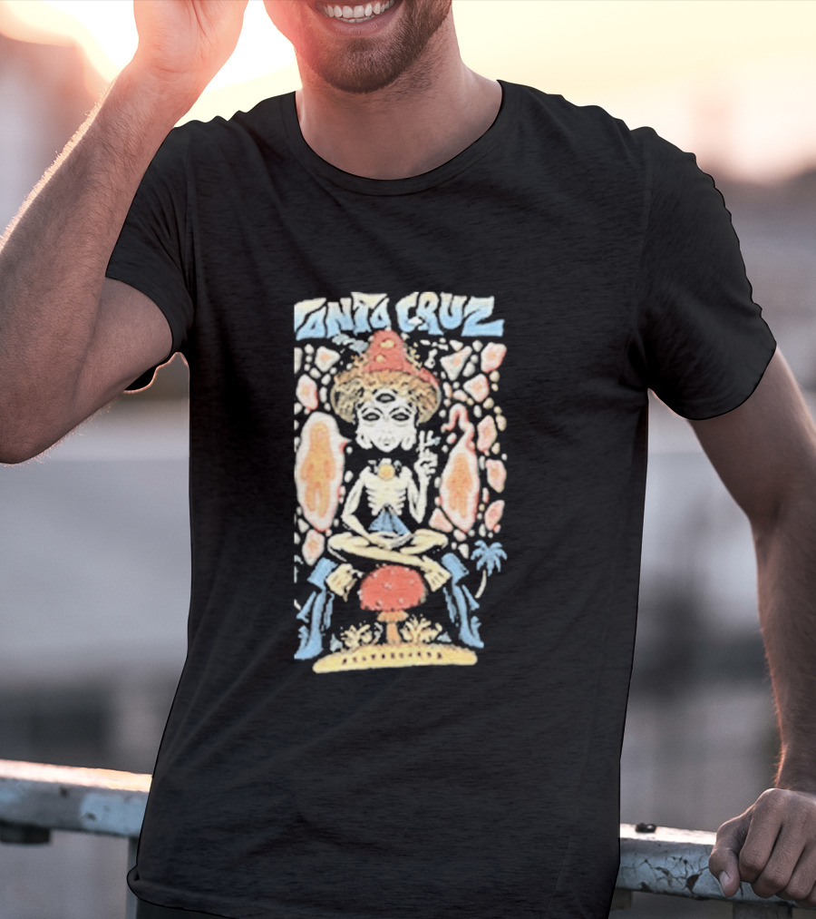 Boardertown Santa Cruz Winkowski Spaced Out Trippy 70s T-Shirt