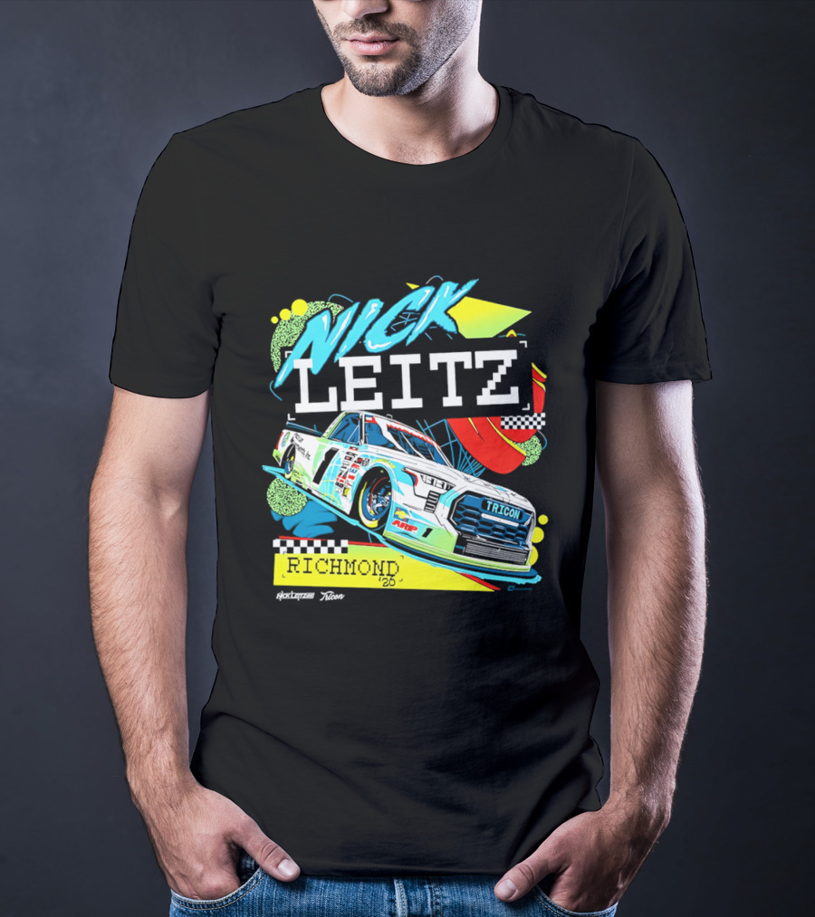 Nick Leitz Richmond NC Tricon Truck Series 2026 Racing T-Shirt