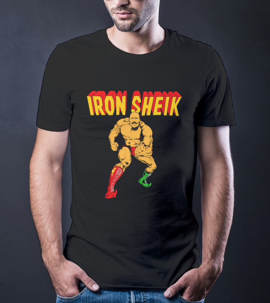 Iron Sheik Wrestling Legend Iconic Wrestler T-Shirt