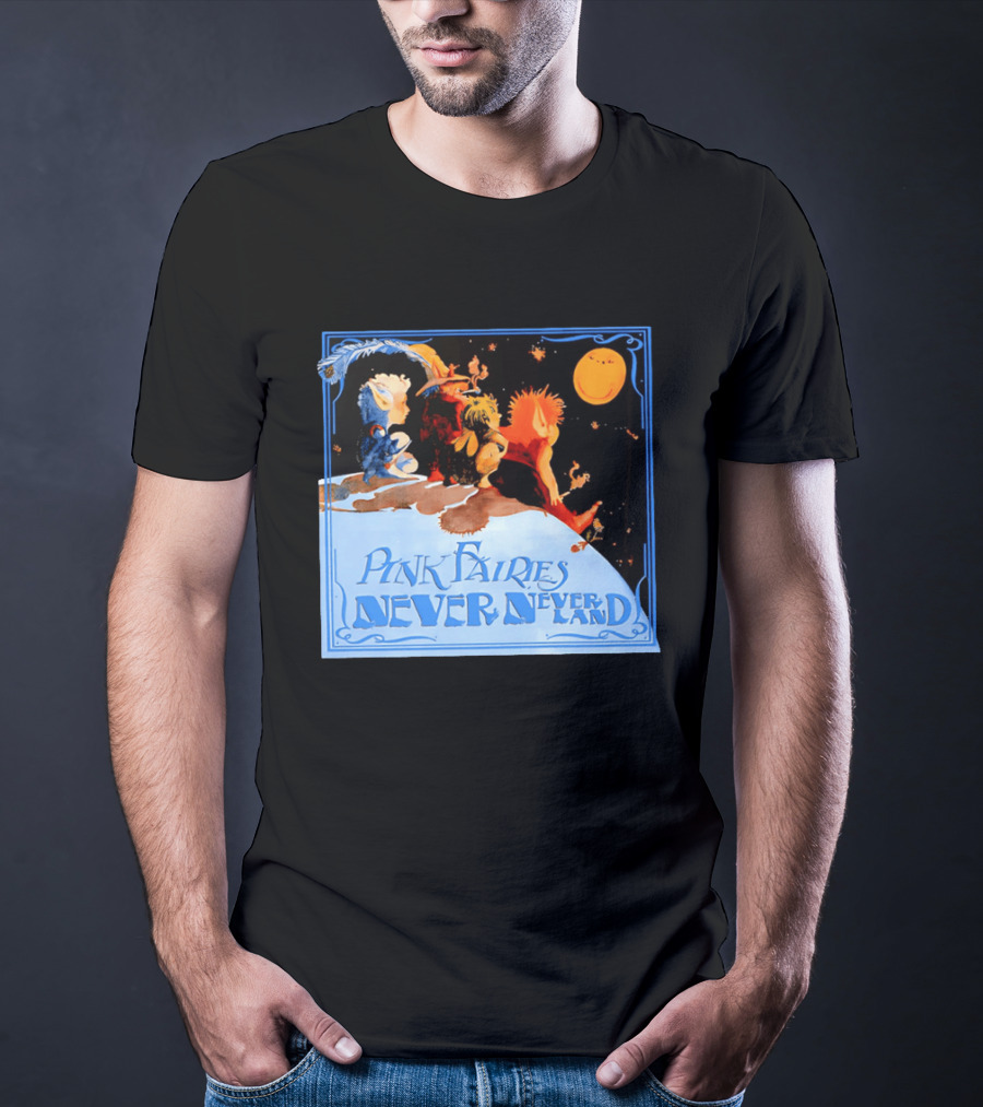 Pink Fairies Never Never Land Vintage Fantasy T-Shirt