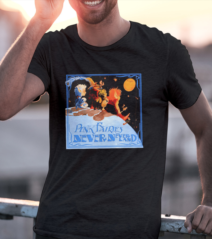 Pink Fairies Never Never Land Vintage Fantasy T-Shirt