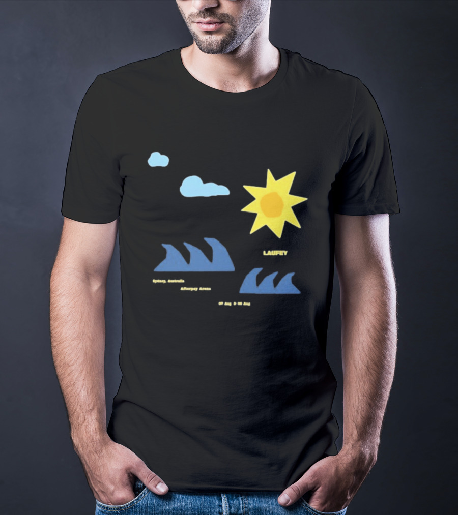 Sydney Australia Opera House Laufey Event Sun & Clouds T-Shirt