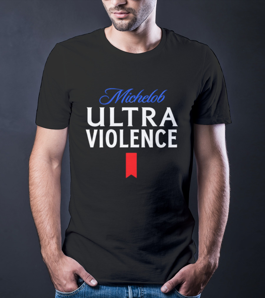 Michelob Ultra Violence Red Ribbon T-Shirt