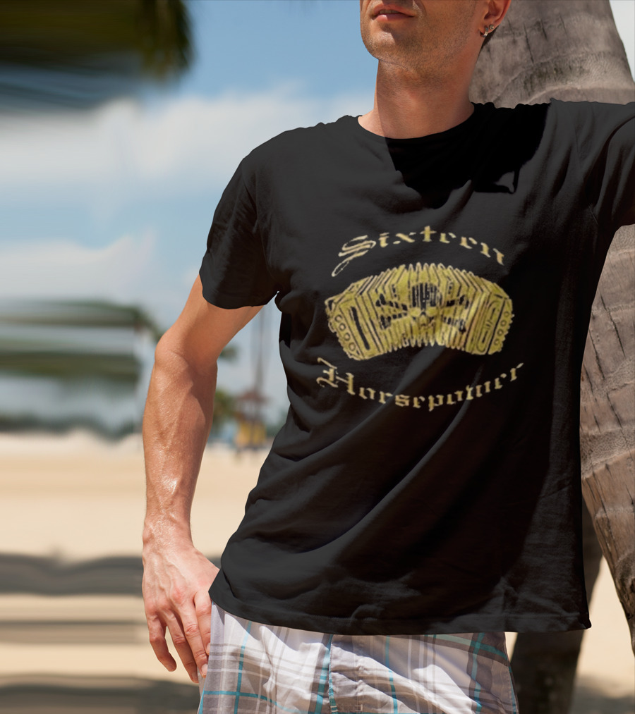 Sixteen Horsepower Yellow Accordion T-Shirt