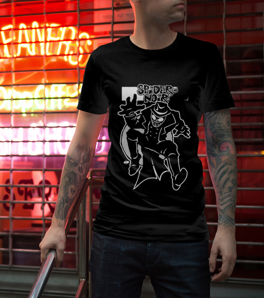 Spider Noir Spider Man Noir Comic Style Hero T-Shirt