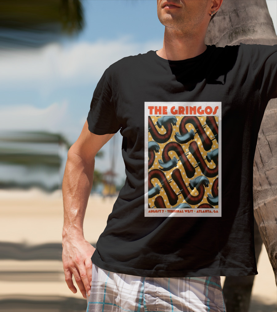 The Gringos August 7 2026 Terminal West Atlanta GA T-Shirt