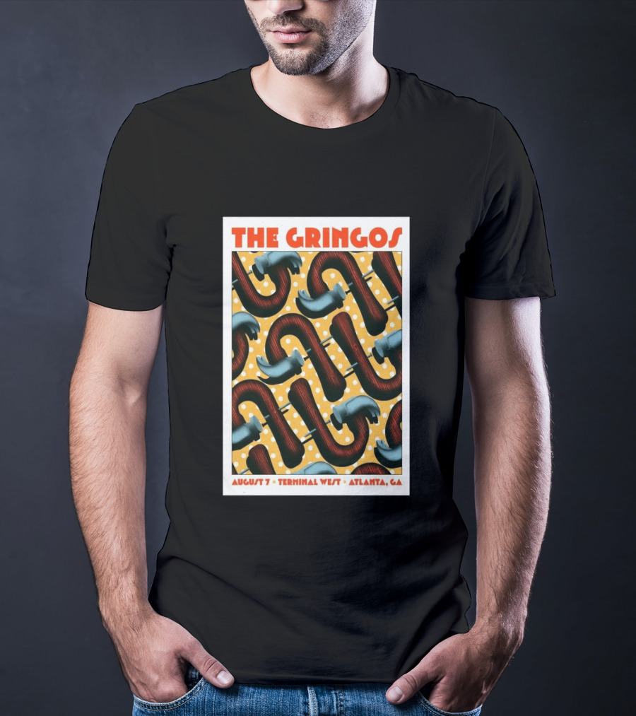 The Gringos August 7 2026 Terminal West Atlanta GA T-Shirt