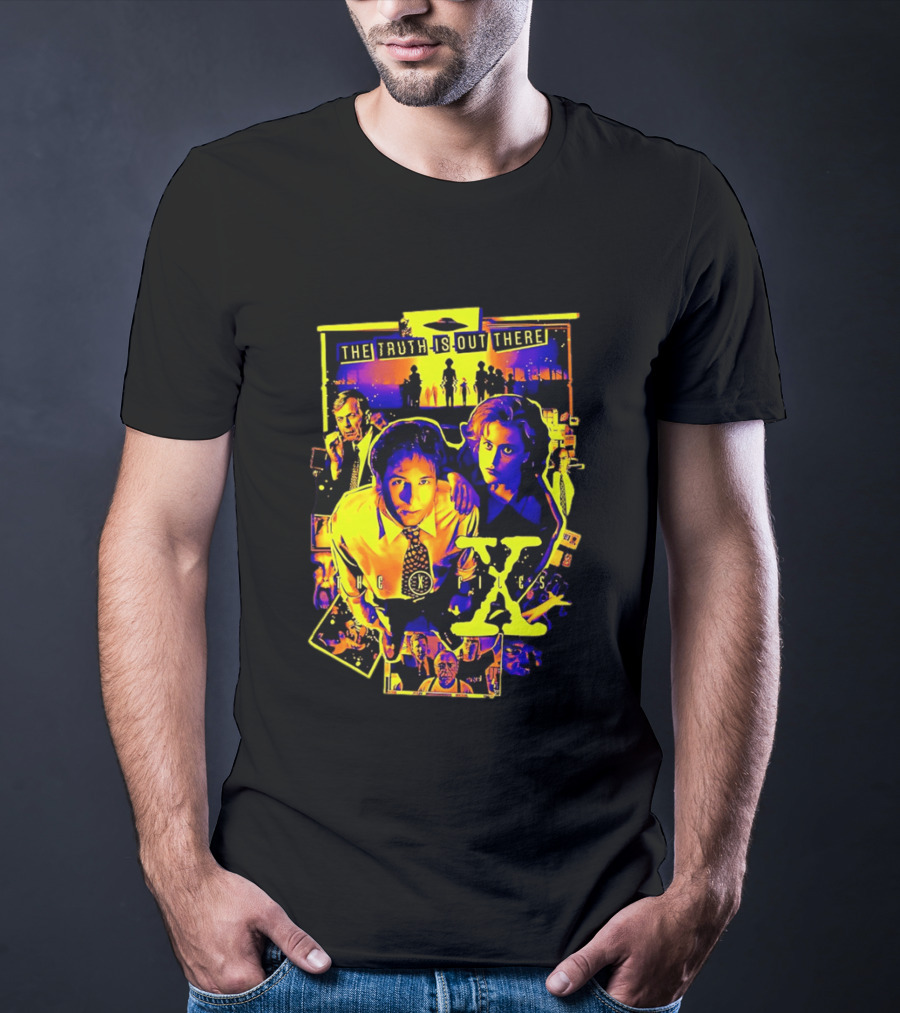 The Truth Is Out There The X Files Mulder Scully 90s TV Series T-Shirt