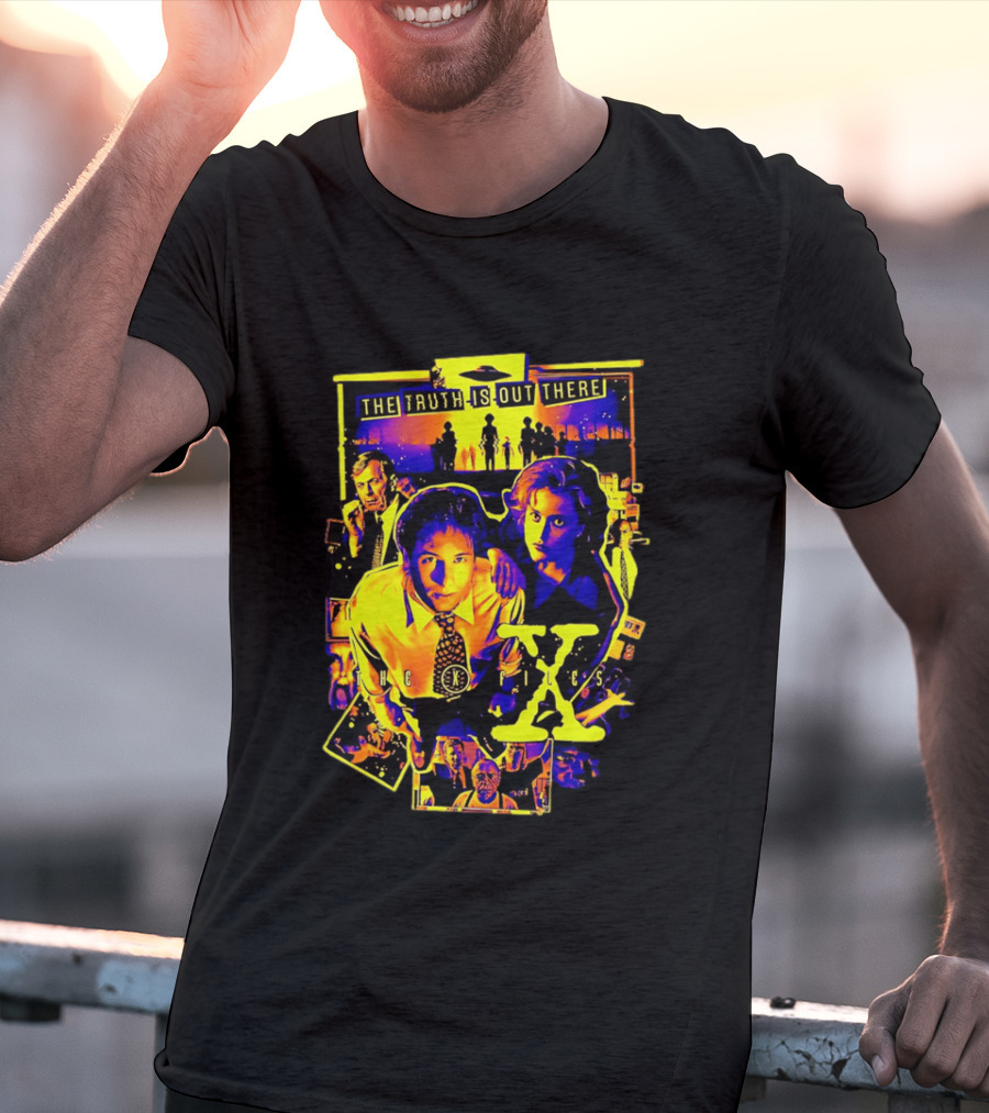 The Truth Is Out There The X Files Mulder Scully 90s TV Series T-Shirt