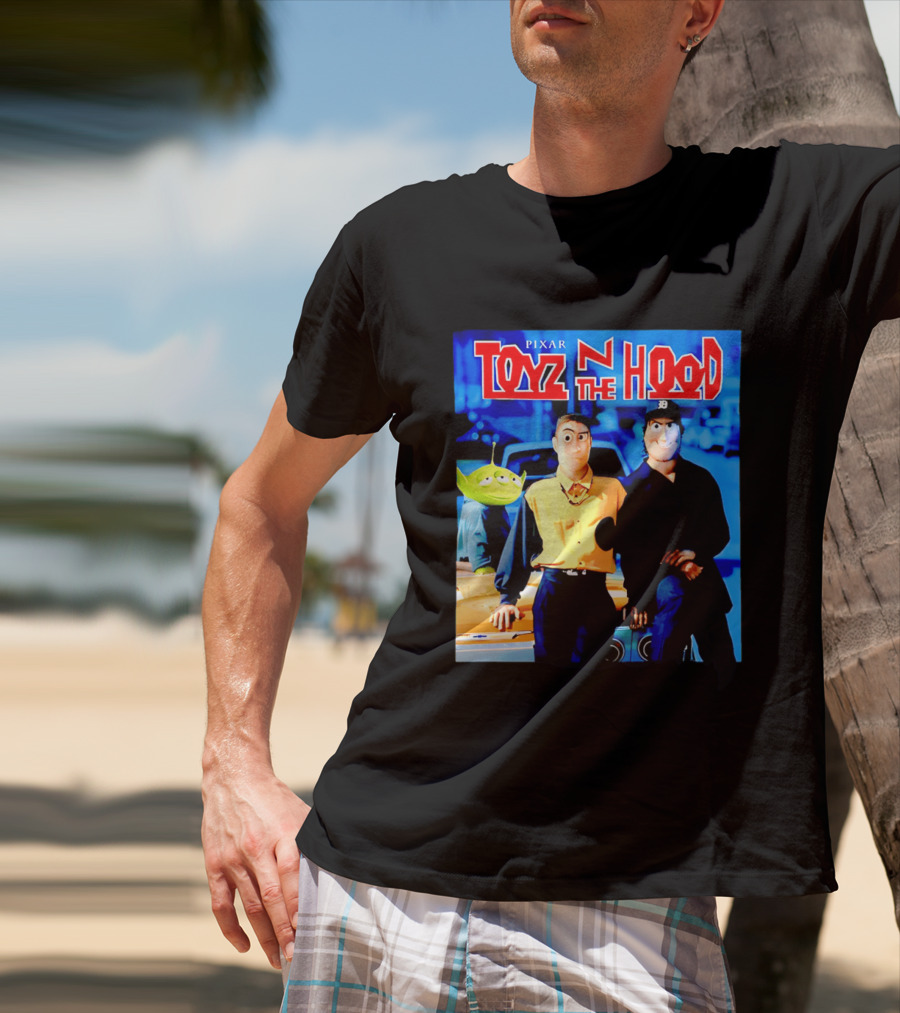 Pixar Toyz N The Hood Parody Toy Story Characters T-Shirt