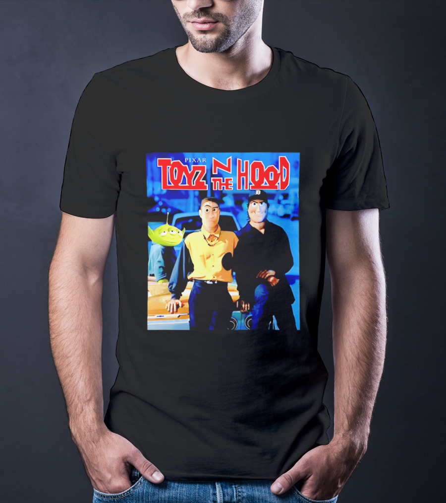 Pixar Toyz N The Hood Parody Toy Story Characters T-Shirt