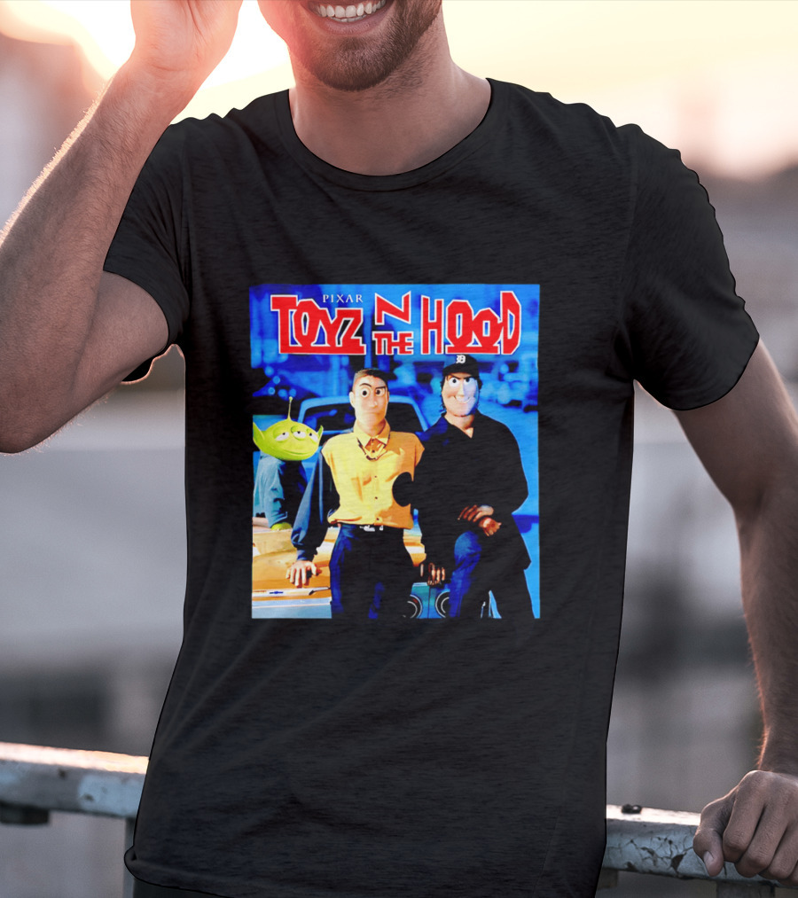 Pixar Toyz N The Hood Parody Toy Story Characters T-Shirt