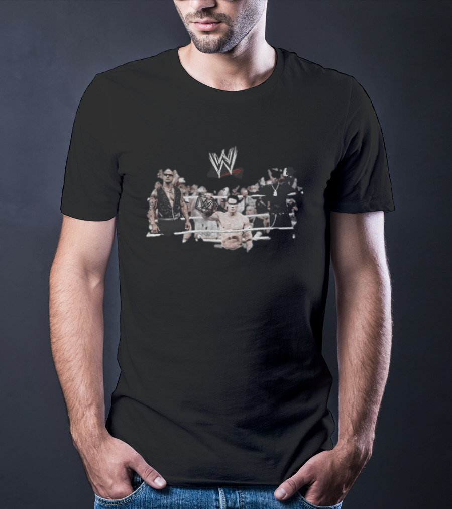 Wrestling Is Real WWE John Rock Travis Championship T-Shirt