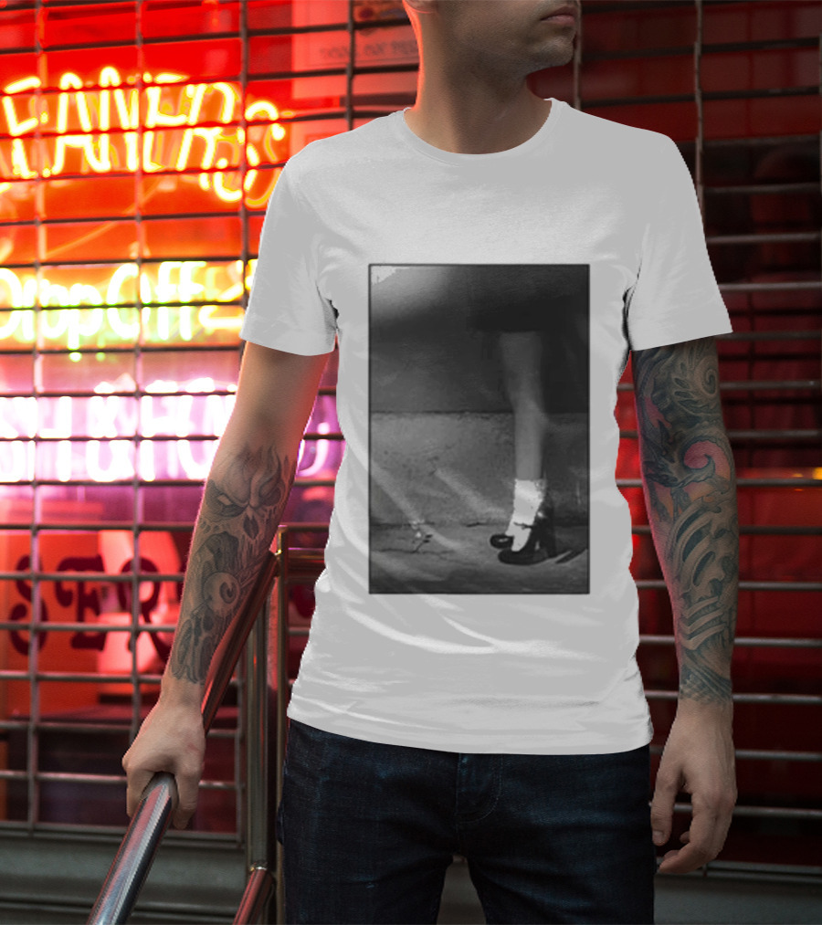 Ariana Grande Petal In The Pavement Vintage Aesthetic Monochrome T-Shirt