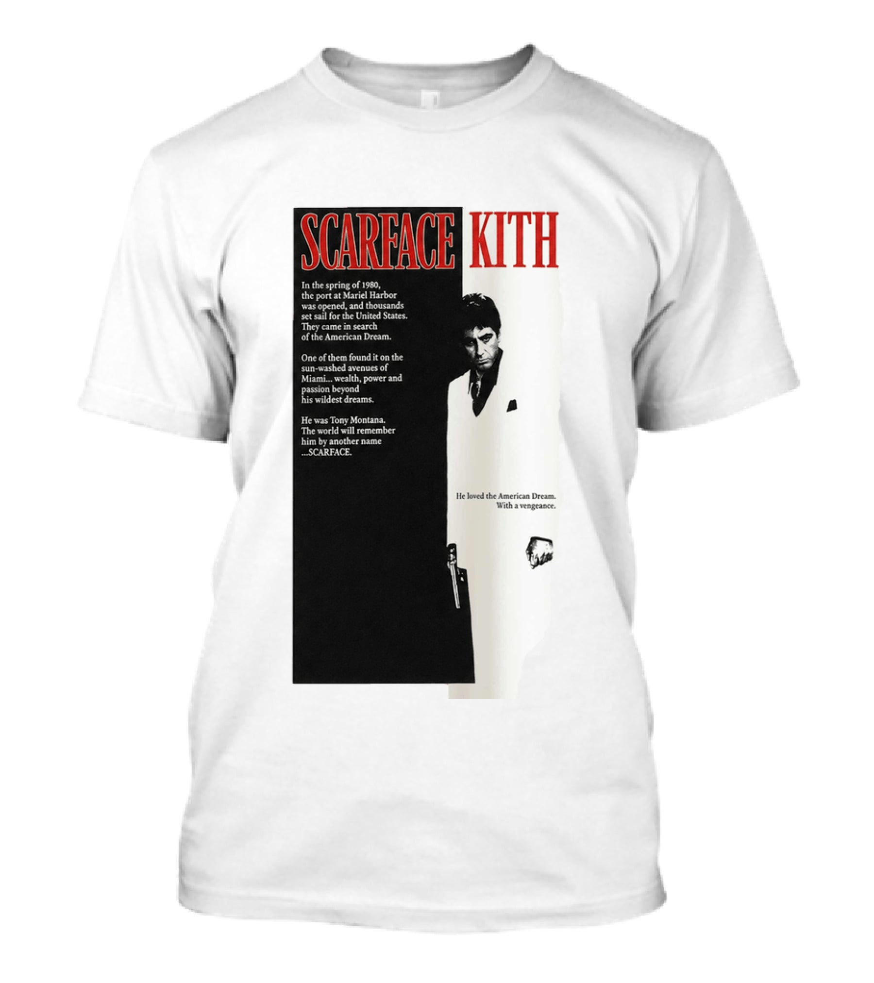 Scarface Kith Tony Montana American Dream 1980 T-Shirt