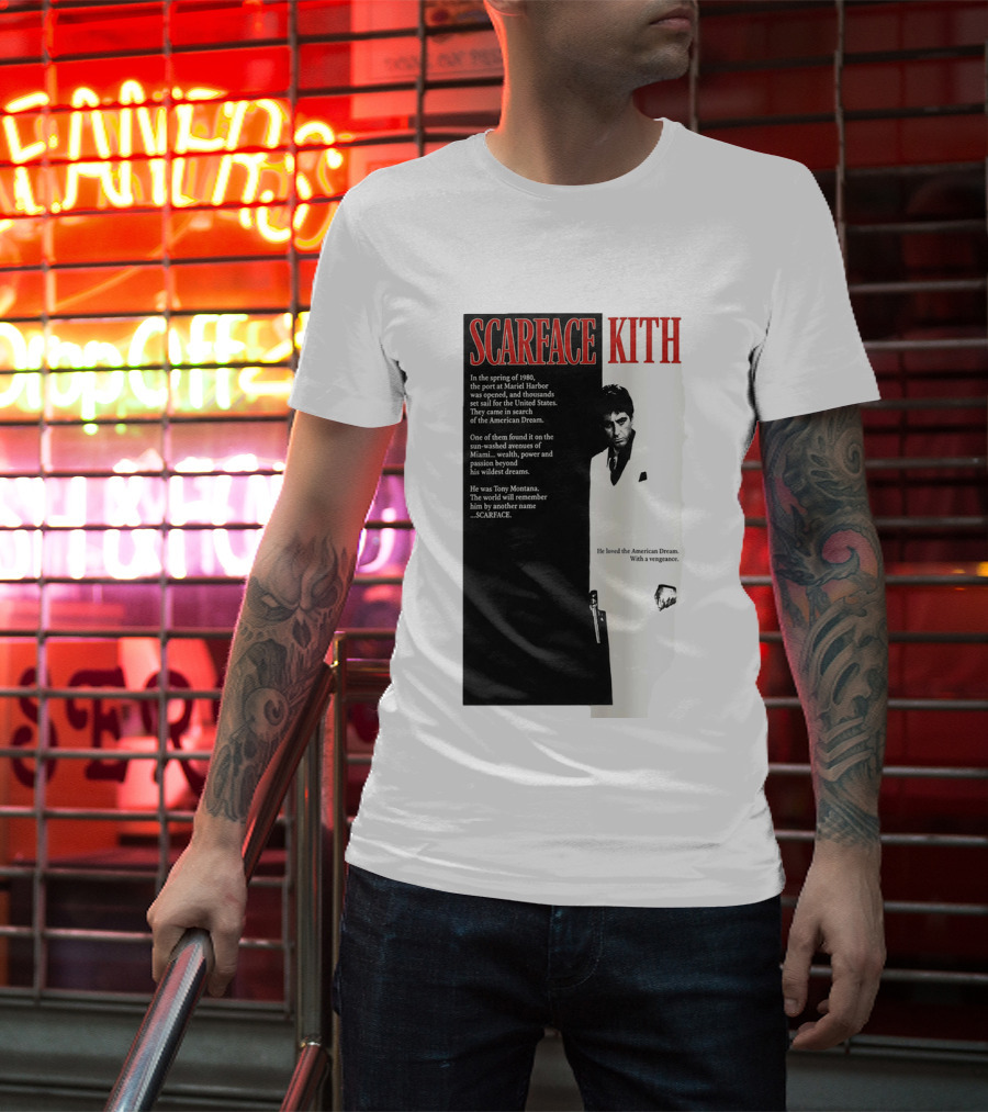 Scarface Kith Tony Montana American Dream 1980 T-Shirt