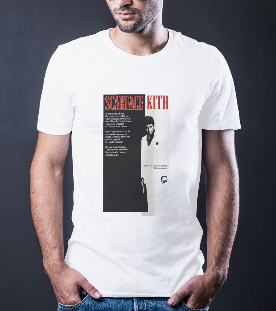 Scarface Kith Tony Montana American Dream 1980 T-Shirt