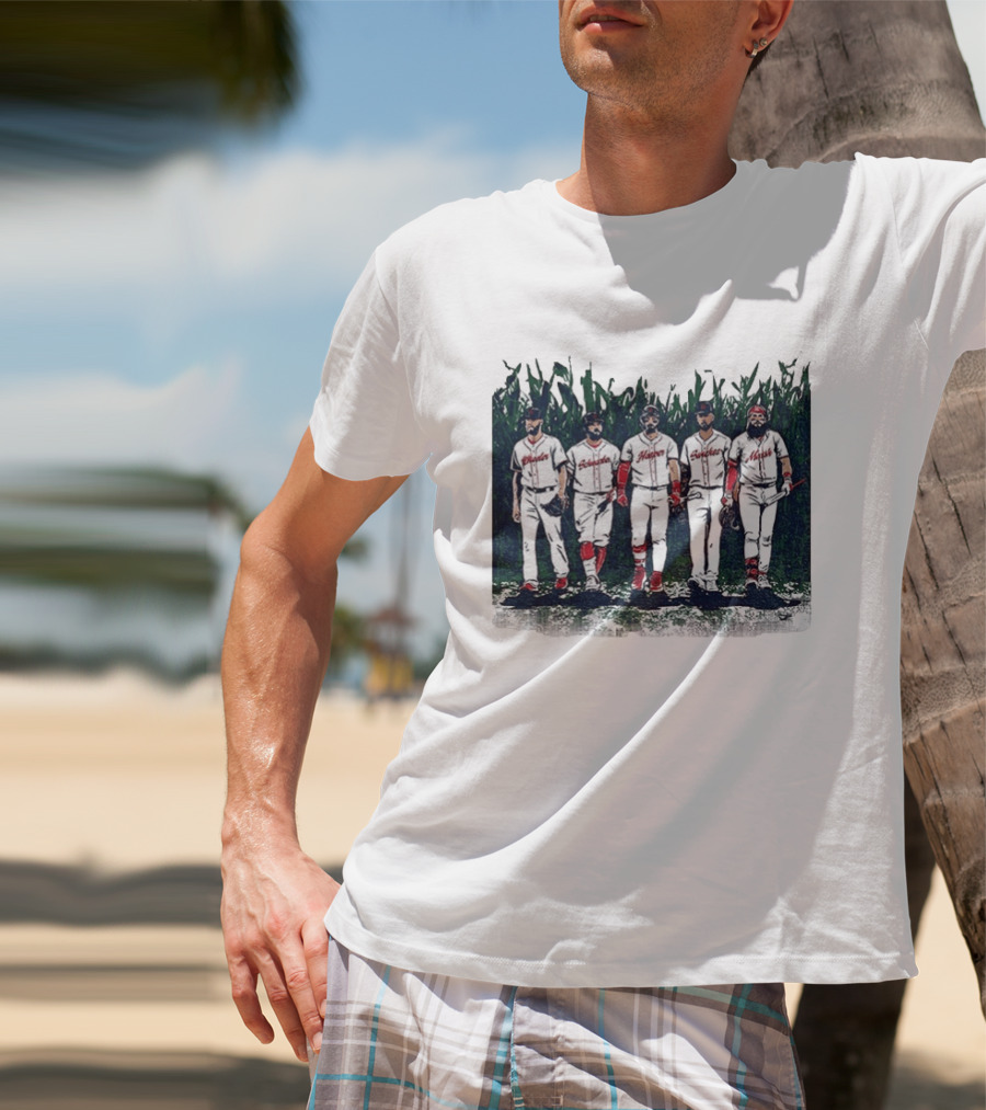 Iowa Cornfield Philadelphia Phillies Baseball Is This Heaven T-Shirt
