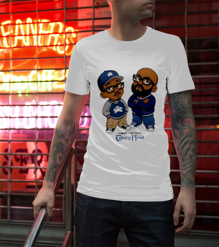 Kurupt DJ Battlecat Tales From My Hood Characters T-Shirt